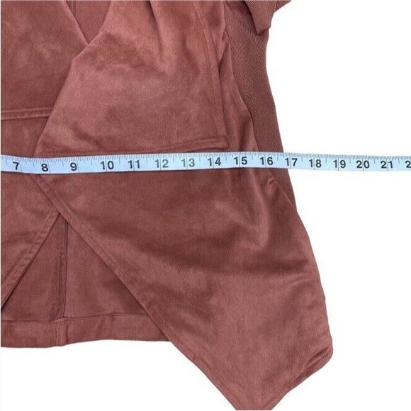 Good Hart by Matilda Jane Cordell Jacket Faux Suede Draped Lightweight Moto XS - Picture 7 of 10